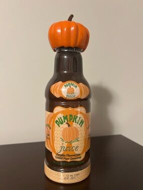 Pumpkin Juice Bottle EMPTY and CLEAN